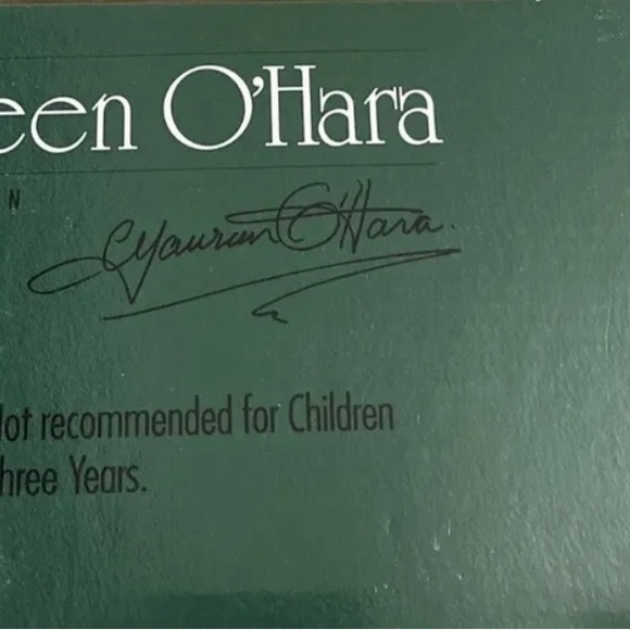 Maureen O’Hara WORLD GALLERY PORCELAIN DOLL - Hand Signed Limited Ed. Numbered - Picture 5 of 15